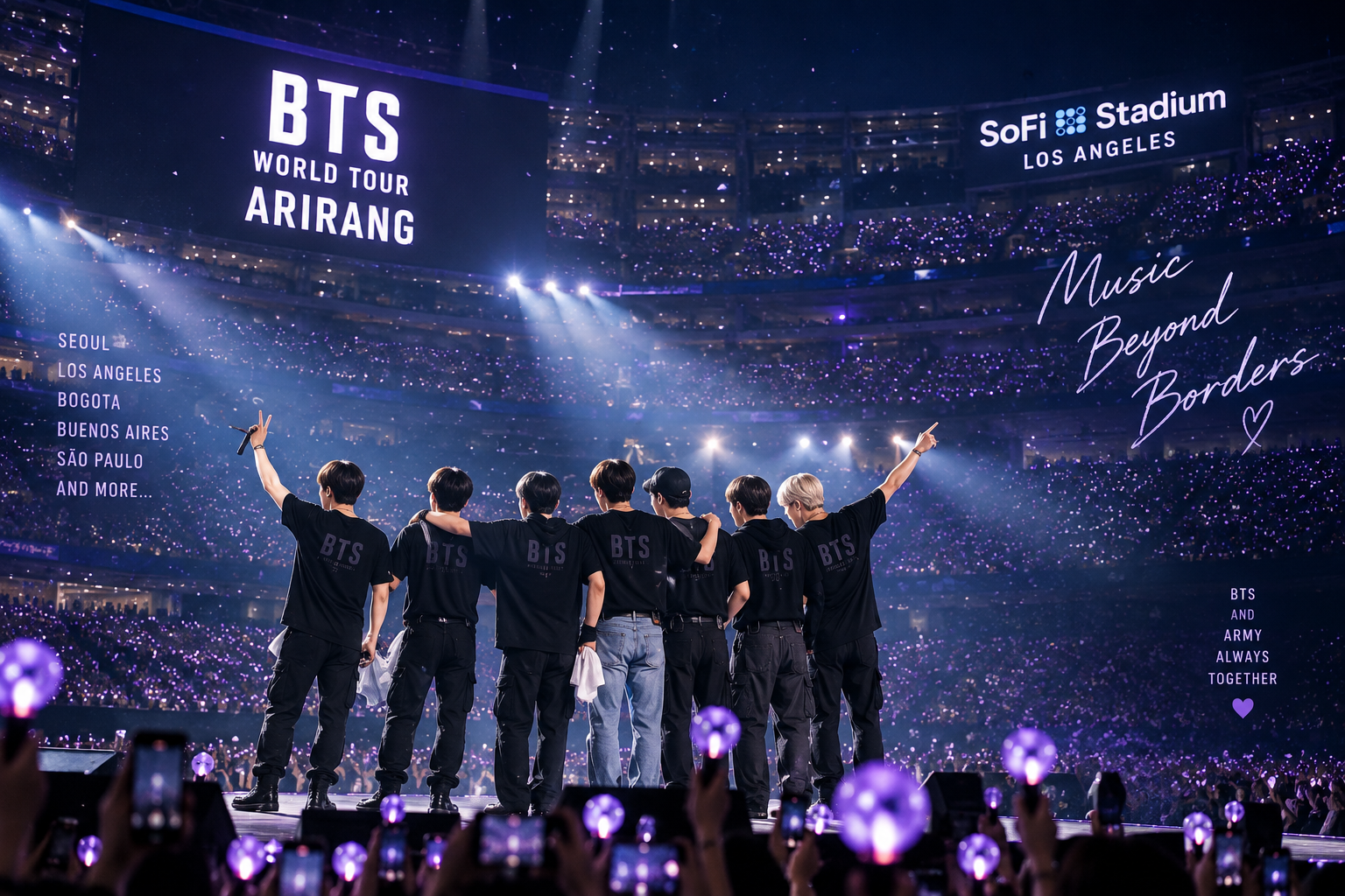 BTS ‘ARIRANG’ 월드투어, LA 달군다…K-POP의 세계 무대는 어디까지 커졌나