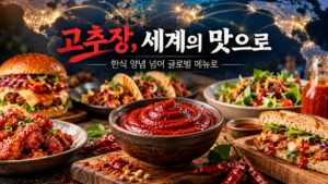 고추장, 한식 양념 넘어 세계의 맛으로…글로벌 메뉴 속으로 파고든 K-소스